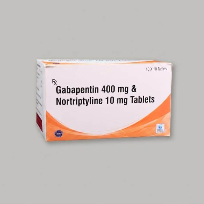 Gabapentin 400mg & Nortriptyline 10mg | Clinical Neuropathic Pain Relief Buy Gabapentin 400mg Online